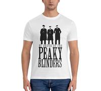 KESATUOT Blinders-Movie Series Peaky T-shirts en coton cool graphique pour homme col rond manches courtes, Z-5, XL