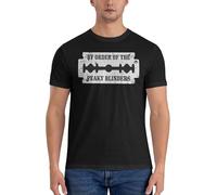 KESATUOT Blinders-Movie Series Peaky T-shirts en coton cool graphique pour homme col rond manches courtes, Z-20, XXL