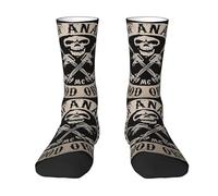 KESATUOT Chaussettes unisexes de la série télévisée Anarchy Sons Crew - Multicolore - Jolies chaussettes graphiques - Cadeaux fantaisie pour homme et femme, Z-7, Taille unique