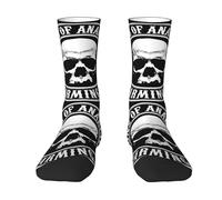 KESATUOT Chaussettes unisexes de la série télévisée Anarchy Sons Crew - Multicolore - Jolies chaussettes graphiques - Cadeaux fantaisie pour homme et femme, Z-12, Taille unique