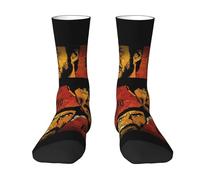 KESATUOT Chaussettes unisexes Eastwood Acteur Clint Crew - Multicolore - Jolies chaussettes graphiques - Cadeaux fantaisie pour homme et femme, Z-12, Taille unique
