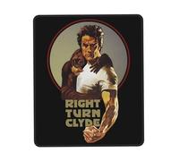 KESATUOT Clint Actor Eastwood Tapis de souris de bureau et de jeu, couverture complète, imprimé, coutures sur les bords de précision, antidérapant et résistant à l'usure, multicolore, 20,1 x 24,1 cm