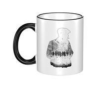 KESATUOT Cute Blinders-Movie Series Peaky Tasse à café en céramique avec poignée pour enfants et adultes 325 ml pour homme et femme