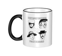 KESATUOT Cute Blinders-Movie Series Peaky Tasse à café en céramique avec poignée pour enfants et adultes 325 ml pour homme et femme