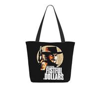 KESATUOT Eastwood Actor Clint Sac fourre-tout coloré avec fermeture éclair pour le shopping, les voyages, le travail, Z-10, Taille unique
