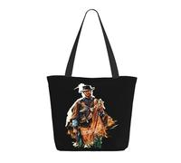 KESATUOT Eastwood Actor Clint Sac fourre-tout coloré avec fermeture éclair pour le shopping, les voyages, le travail, Z-4, Taille unique