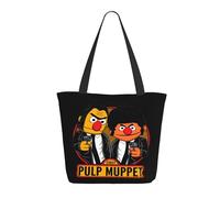 KESATUOT Sac fourre-tout coloré avec fermeture éclair pour femme Fictions Movie Pulp Tote Bag Sac à main pour le shopping, les voyages, le travail, Z-11, Taille unique