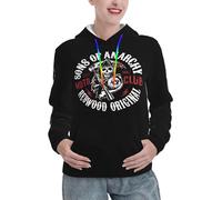 KESATUOT Sweat à capuche Anarchy série télévisée Sons pour femme - Pull à capuche tendance à manches longues et sweatshirts avec poches pour femme, Z-5, XXL