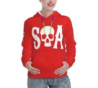 KESATUOT Sweat à capuche Anarchy série télévisée Sons pour femme - Pull à capuche tendance à manches longues et sweatshirts avec poches pour femme, Z-3., XL