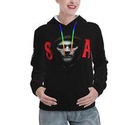 KESATUOT Sweat à capuche Anarchy série télévisée Sons pour femme - Pull à capuche tendance à manches longues et sweatshirts avec poches pour femme, Z-9, S