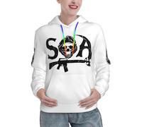 KESATUOT Sweat à capuche Anarchy série télévisée Sons pour femme - Pull à capuche tendance à manches longues et sweatshirts avec poches pour femme, Z-1., M