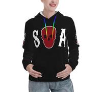 KESATUOT Sweat à capuche Anarchy série télévisée Sons pour femme - Pull à capuche tendance à manches longues et sweatshirts avec poches pour femme, Z-8, XXL