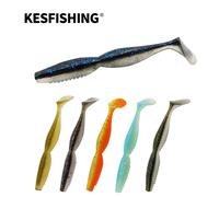 KESFISHING Leurres de pêche Isca Artificial Soft Bait Spiner Shad 100mm 125mm Leurre Souple pour la pêche à la carpe, Swimbait pour brochet et perche CA191