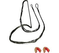 KESHES Dacron Bow String Replacement for Traditional and Recurve Bow - Black Replacement Bowstring of 12,14,16 Strands - All Length Sizes from 44"-66" Archery (54 AMO, 16 Strands)