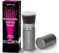 Keshima, Pinceau de maquillage rétractable professionnel à tête plate