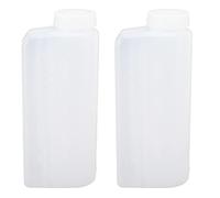 keshow 2 Pièces 600 ML 2 Temps Huile Essence Carburant Mélange Bouteille Essence Machine Tronçonneuse Récipient Mélange Bouteille Forgeron 2 Vendre Nylon Plastique pour Huile Mélange Bouteille