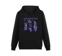KESIHANXIANGUO Songs of Faith and Devotion Unisex Hooded Printed Pullover Hoodies Mens Black Sweatshirts XL