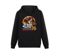 KESIHANXIANGUO Starsky and Hutch Unisex Hooded Printed Pullover Hoodies Mens Black Sweatshirts S