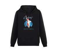 KESIHANXIANGUO Supertramp Breakfast in America Unisex Hooded Printed Pullover Hoodies Mens Black Sweatshirts XXL
