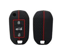 Kesiku 2 Pièces Coque Clé Voiture pour Peugeot 206 207 208 301 307 308 406 407 408 508 607 Expert, Citroen C1 C2 C3 C4 C5 C6 C8 DS3 DS4 DS5 Picasso Xsara Berlingo, Protection Coque Clef Citroen