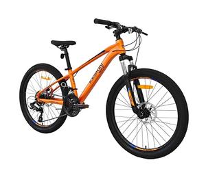Keskin HT MTB1 VTT pour Enfant 24" - 21 Vitesses, pneus 2,35", Freins à Disque, Cadre en Aluminium, Orange
