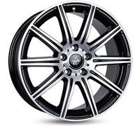KESKIN WHEELS KT16 DYNAMIC black front polished 8.0Jx18 5x112 ET30