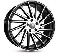 KESKIN WHEELS KT17 HURRICANE matt black front polish 10.0Jx22 5x130 ET50