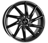 KESKIN WHEELS KT17 HURRICANE matt black lip polish 8.0Jx18 5x112 ET45