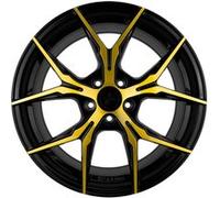 KESKIN WHEELS KT19N black front gold 8.5Jx19 5x112 ET45