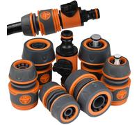 KESLA 2 pièces 1/2 "3/4" adaptateur de tuyau d'arrosage 16mm connecteur rapide bouchon d'arrêt coupleur Joint prolongateur de réparation de Tube d'irrigation d'eau D-3I4-inch-2pcs