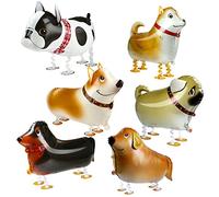 Kesote 6 Pcs Ballons Animaux de Marche, Mignon Animal de Compagnie Ballons en Aluminium (Chiens)