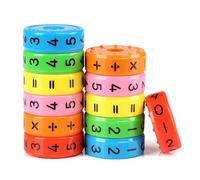 Kesote Educatif Jouet de Calcul Mathématique Bébé, Jouets éducatifs Magnétiques Mathématiques de Cube pour des Enfants de Bébé, Intelligence Brain en Développement Jouet, 2 PCS