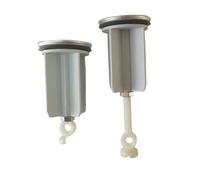 KESOTO 2 Pièces Bouchon D'Évier Filtre Anti Obstruction Remplacement Universel Rond PP pour Cuisine Lavabo Convient à L'Usage Intensif Les Chambres D'Hôtel, Style B