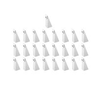 KESOTO 25 Pièces Gouttière Aluminium Gutter Wedges Niveau Précis Ajustable Support pour Gouttières 5 Pouces K Utilisation sur Toiture Incliné Convien, Longueur Du Bas 3.5