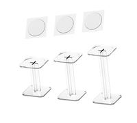 KESOTO 3 Pièces Présentoir Rehausseur Étagère Support pour Miniatures En Acrylique pour Une Visibilité Accrue Des Figurines Approprié pour Joueurs et Collec, Clair