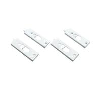 KESOTO 4 Pièces Loquet Basculant de Fenêtre Accessoire Verrou Coulissant Quincaillerie de Remplacement à Conception Discrète Approprié pour Fenêtres, Blanc, L
