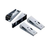 KESOTO 4 Pièces roulettes de Porte de Remplacement Roues Directionnelles de Support Poulies pour Meubles à Glissement Facile et Silencieux Adapté pour Lits, 0.8 Pouce Wheel