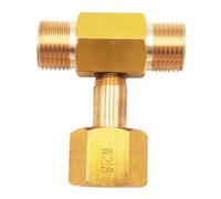 KESOTO Adaptateur de Raccord en T pour Bouteille de CO2 W21.8-14, Séparateur à Connexion Rapide pour Aquarium 3