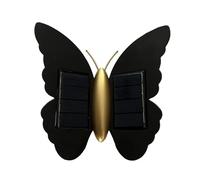 KESOTO Applique Murale Solaire Lanterne Murale Éclairage de Sentier et Lampe de Cour avec Motif Papillon et Allumage Nocturne Automatique Adaptée pour La Sé, Lumière Blanche