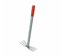 KESOTO Binette pour Enfants Binette Sarcloir Cultivateur Outil de Jardinage Acier Résistant Traitement Antidérapant Contrôle Sûr Adaptée au Désherbage des , Poignée Blanche 3-Dents