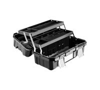 KESOTO Boîte à Outils Pliante à 3 Couches de 19 Pouces, Organisateur 17x8.8x8 Pouces, Permettant de Gagner de L'espace avec Poignée