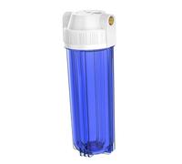 KESOTO Bouteille de Filtre à Eau Boîtier de Rechange Accessoire de Purificateur Récipient de Filtration en PP et Pet avec Joint Silicone Approprié Po, 4 Fils