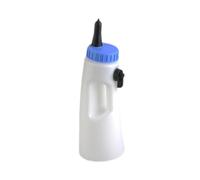 KESOTO Bouteille de Lait pour Veau 2L avec Mamelon et Débit Ajustable, Casquette Bleue