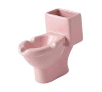 KESOTO Brûleur d'encens en forme de toilette, porte-encens sculpté en céramique pour chambre à coucher