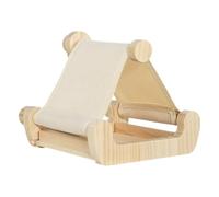 KESOTO Cage à Oiseaux en Bois, Nid pour Cacatoès, Perchoir Facile à Installer avec Plateau et Tiroir, Hamac pour Perroquets, Perruches et Autres Oiseaux.