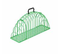 KESOTO Cage de Toilettage pour Chat Protection Fer Double Porte Fiabilité Poignée Pratique Structure Robuste Satisfaction pour Déplacement Chat Consultation, Vert, M