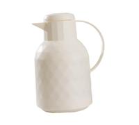 KESOTO Carafe à Café de 1,6 L pour Boissons Chaudes et Froides, Idéale pour Le Camping, blanc