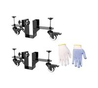 KESOTO Chariot de Porte 2 Pièces avec Roulettes Rotatives pour 1" à 2-3/8" Pré-assemblé, jusqu'à