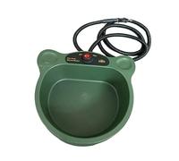 KESOTO Chauffe-Eau Intelligent Bol Chauffant Abreuvoir Thermique Trog d'eau Anti Morsure Câble en PP pour Animaux Approprié pour Chiens Chats Poules Canards