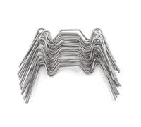 KESOTO Clip Support pr Panneau Serre Finition Métallique Argentée, Pince Maintien Vitre Serre, Facile à Italler, Type W 1.6x95x30mm